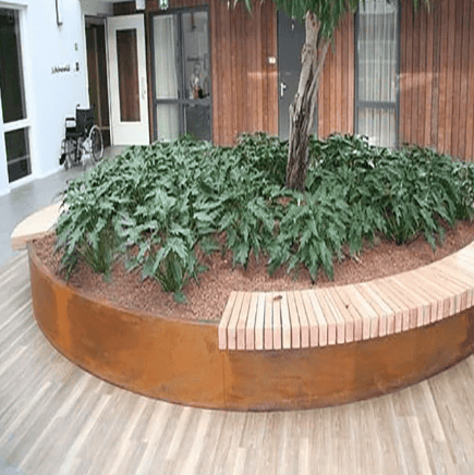 Corten Steel Garden Edging Corten Steel Garden Edging